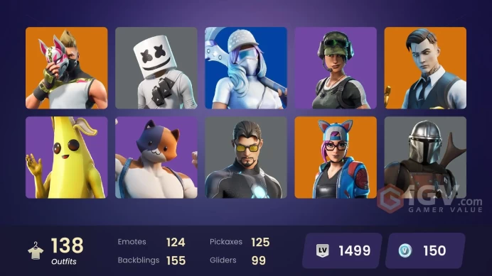[PC/PSN/XBOX/Nintendo] 138 skins F/A :  | Gold Midas | Juke | Carbon Commando | Pitch Patroller | Trailblazer | Prodigy | The Ice King | Rox | D