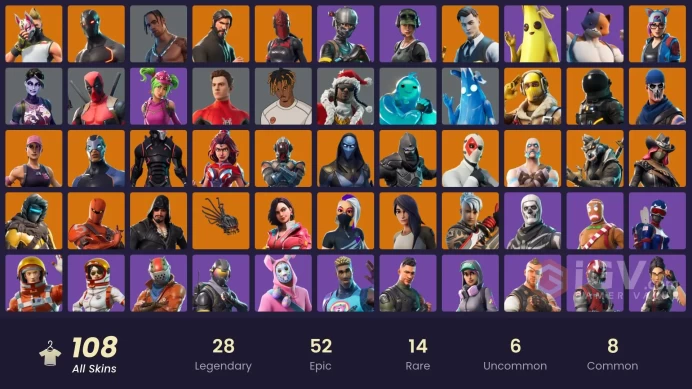 [ALL PLATFORMS]-107 Skin-Travis Scott-The Reaper-Elite Agent-OG STW-Raptor-Omen-Midas-Freestylin'-Take The L-Mogul Master (USA)-FULL ACCESS-