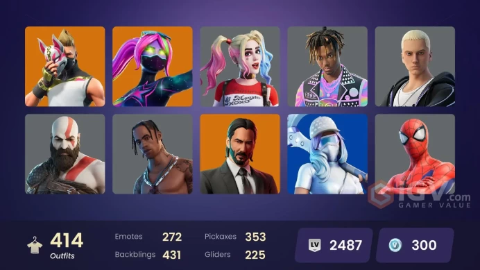 [PSN/XBOX/NIN/PC] 414 SKINS | OG STW | MASTER CHIEF | TRAVIS SCOTT | ASTRO JACK | GOLD MIDAS | GOLD BRUTUS | GOLD MEOWSCLES | GOLD KRATOS | 