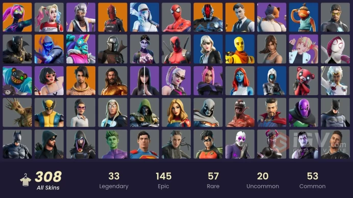 [PC/PSN/NIN] 308 skins | Polo Prodigy | Elite Zadie | Keri Commander | Unchained Ramirez | Dummy Supreme | FNCS 3:1 Champion | Fade | Snap 