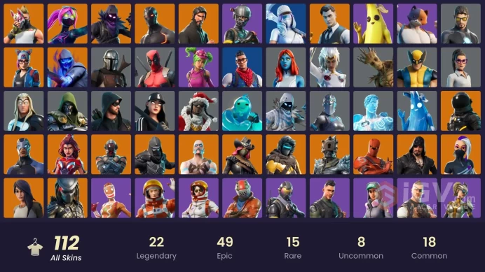 [PC/PSN/XBOX] 112 skins | The Reaper | Elite Agent | Merry Mint Axe | Take The L | Rogue Agent | Prodigy | Galaxia | Fusion | Valor | Calamity |