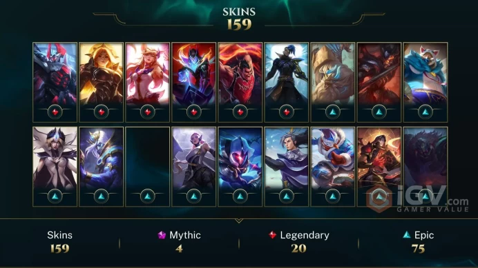 Cuenta LOL LAS | Nivel 449  | +159 Skins | Full Access