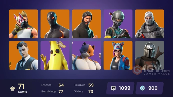 [XBOX/SWITCH/PC] - 71 skins | The Reaper | Elite Agent | Take The L | Gold Brutus | Gold Midas | Sub Commander | Carbon Commando | Havoc | Valor