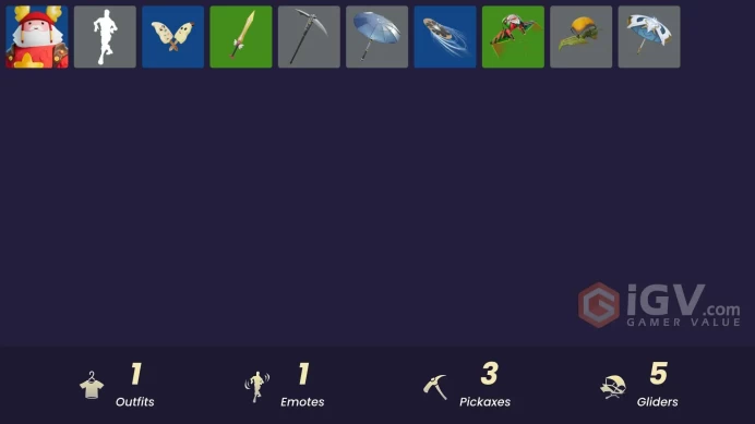[PSN/XBOX/PC] 1 skins | Guff Gringle | Spectra Protector | Lunarios | Prized Llama | Clawz Retro | Peely Whip | Nanner Bashers