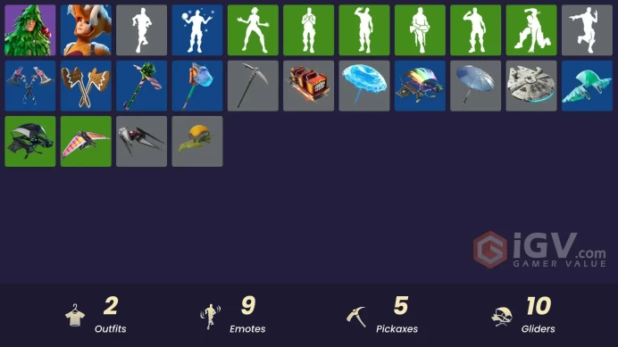 [PSN/XBOX/PC] 2 skins | Lt. Evergreen | Wooly Warrior | The Sith | Back Board | Neon Wings | Beachcomber | Re-gifter | Basecamp Bag