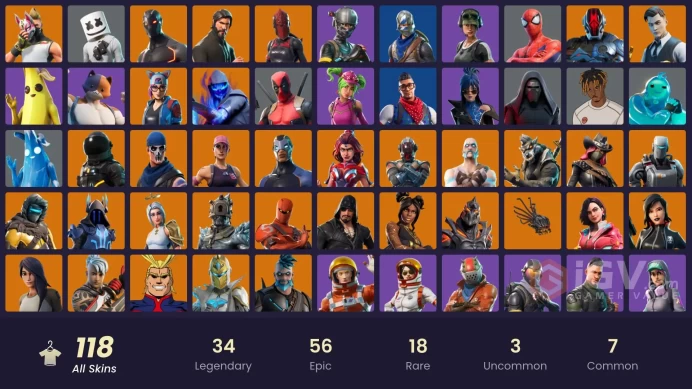 [ALL PLATFORMS]-118 Skin-OG STW (SUPER DELUXE)-Elite Agent-The Reaper-Blue Squire-Royale Knight-Omega-Take The L-Freestylin'-FULL ACCESS-