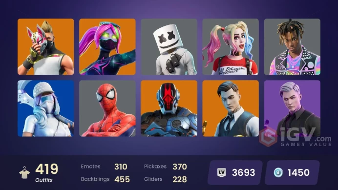 [ALL PLATFORMS]-419 Skin-370 Pickaxes-Leviathan Axe-Victor Elite-Dragon Balls-Midas-Lyric-FULL ACCESS- 