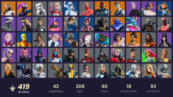 [ALL PLATFORMS]-419 Skin-370 Pickaxes-Leviathan Axe-Victor Elite-Dragon Balls-Midas-Lyric-FULL ACCESS- 