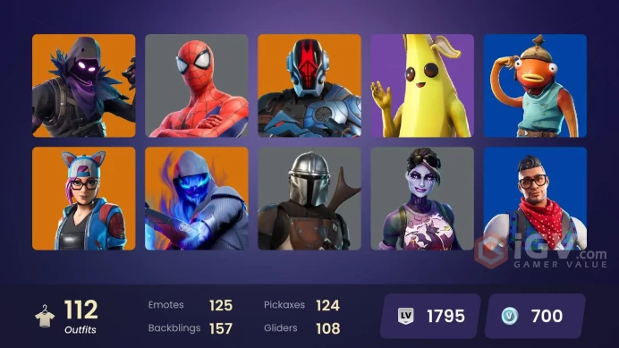 [ALL PLATFORMS]-112 Skin-Merry Mint Axe-Raptor-Prodigy-Ultima Knight-Vendetta-Wild Card-FULL ACCESS-