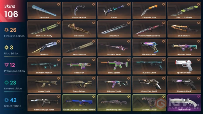 ASIA/MYS 94700 VP Luna Buddy VCT LOCK//IN Misericórdia Elderflame Operator Singularity Sheriff Recon Phantom Forsaken Vandal Ion Operator Snowfa