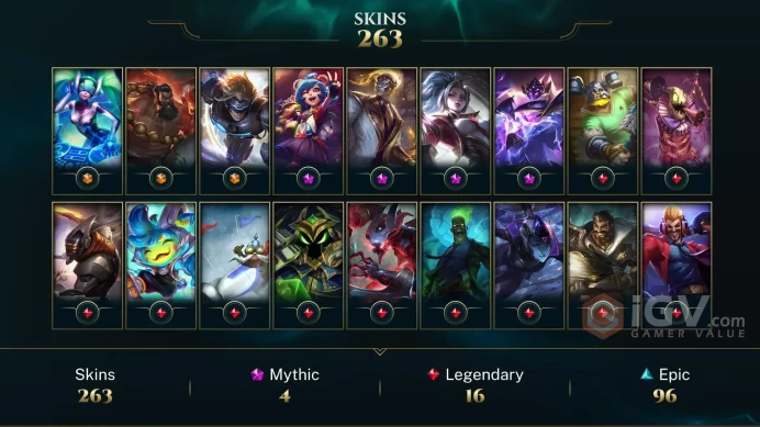 EUW League Account: +260 Skins | Full Access | Instant Delivery!