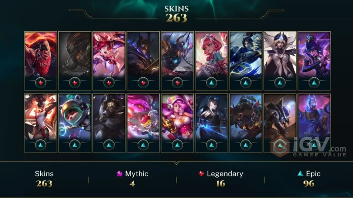 EUW League Account: +260 Skins | Full Access | Instant Delivery!