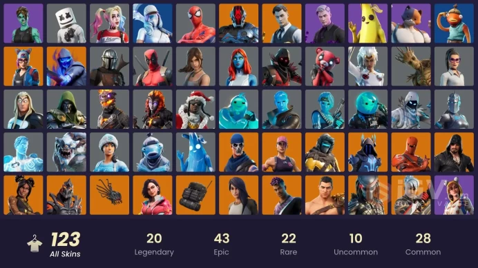 FA | Change mail | 123 skins | OG STW | Gold Meowscles | Gold Brutus | Gold Midas | Menace | Ruin | Hybrid | Predator | The Foundation