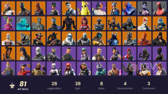 [PC/PSN/XBOX] 80 skins | IKONIK | Gold Midas | Omega (stage 5) | Gold Brutus | Trailblazer | Rogue Agent
