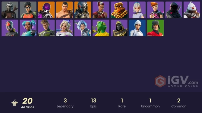 [PC/PSN] 20 skins | Leviathan Axe | Predator | Tempest | Menace | Mandalorian | Robin | Burnoff | Killswitch