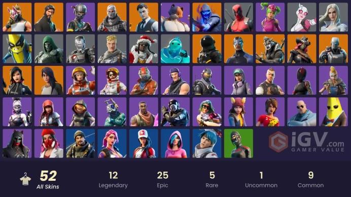 [PC/PSN/XBOX] 52 skins | The Reaper | Elite Agent | Gold Midas | Sub Commander | Rogue Agent