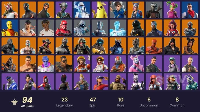 [PC/PSN/XBOX] 94 skins | The Reaper | Elite Agent | Blue Team Leader | Strong Guard | Point Patroller | Prodigy