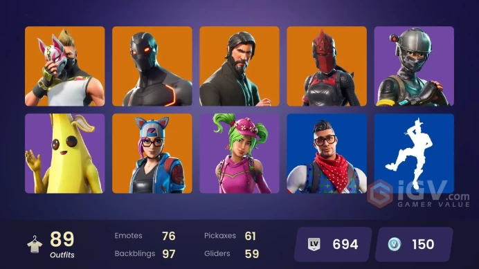 [PC/PSN/XBOX] 89 skins | The Reaper | Elite Agent | Blue Team Leader | Prodigy | Carbon Commando | Lina Scorch | Blue Striker
