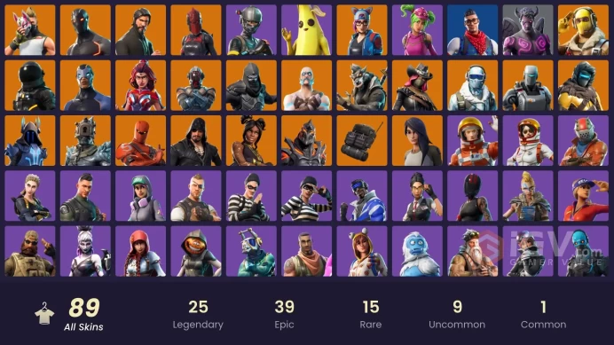 [PC/PSN/XBOX] 89 skins | The Reaper | Elite Agent | Blue Team Leader | Prodigy | Carbon Commando | Lina Scorch | Blue Striker