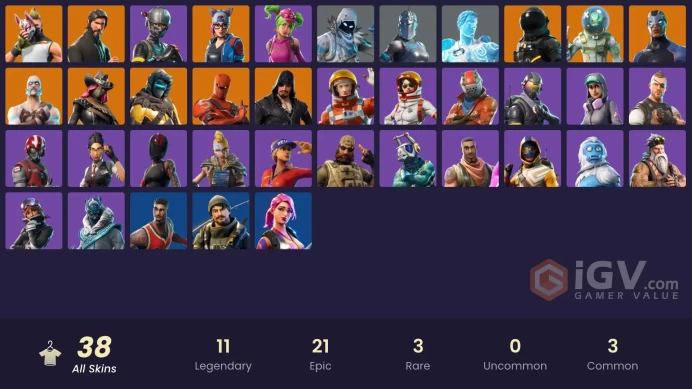 [PC/PSN/XBOX] 38 skins | The Reaper | Elite Agent | Rogue Agent | Calamity | Ragnarok | Zenith | Blackheart | Lynx