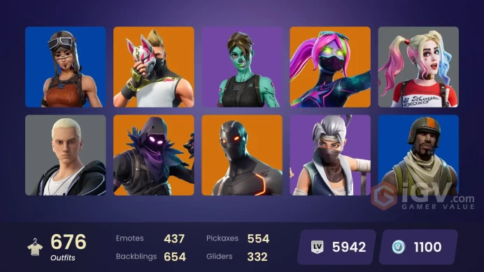 [PC/XBOX] 675 skins | Renegade Raider | Aerial Assault Trooper | Elite Agent | Blue Team Leader | Gold Midas | Gold Brutus | Omega (stage 5) 