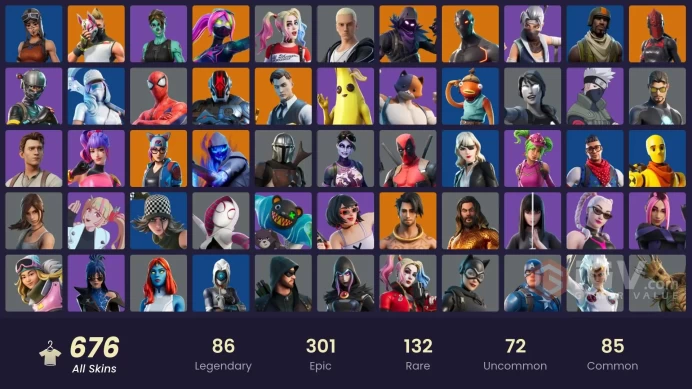 [PC/XBOX] 675 skins | Renegade Raider | Aerial Assault Trooper | Elite Agent | Blue Team Leader | Gold Midas | Gold Brutus | Omega (stage 5) 