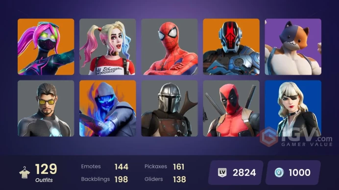 [PC/PSN/XBOX] 129 skins | Trilogy | Point Patroller | Tart Tycoon | Carbon Commando | Keri Commander | Prodigy | Cloud Striker