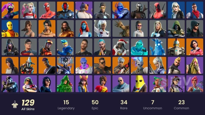 [PC/PSN/XBOX] 129 skins | Trilogy | Point Patroller | Tart Tycoon | Carbon Commando | Keri Commander | Prodigy | Cloud Striker