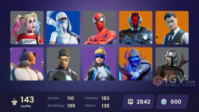 [PC/PSN/XBOX] 143 skins | Neo Versa | Gold Midas | Gold Brutus | Gold Meowscles | Tart Tycoon | Cobalt Snowfoot