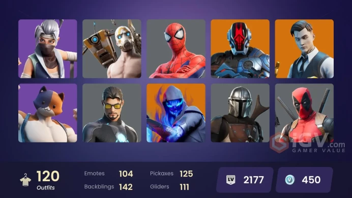 [PC/XBOX] 120 skins | Psycho Bandit | Gold Brutus | Gold TNTina | Gold Midas | Gold Meowscles | Fixer | Renzo the Destroyer