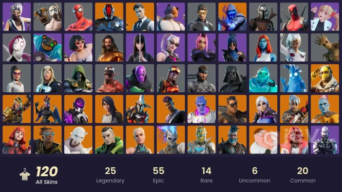 [PC/XBOX] 120 skins | Psycho Bandit | Gold Brutus | Gold TNTina | Gold Midas | Gold Meowscles | Fixer | Renzo the Destroyer