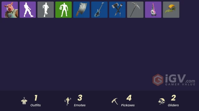 [PSN/XBOX/PC] 1 skins | Pig the Butcher | Shattered Halo Ring | Zoomie Groove | Ritual Longhorn | Butcher's Tools | Tank Cannons