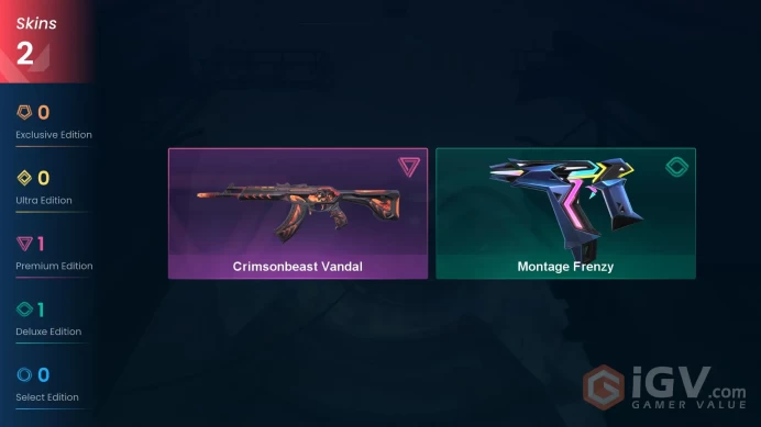 EU | 1 skins | Crimsonbeast Vandal | R2891