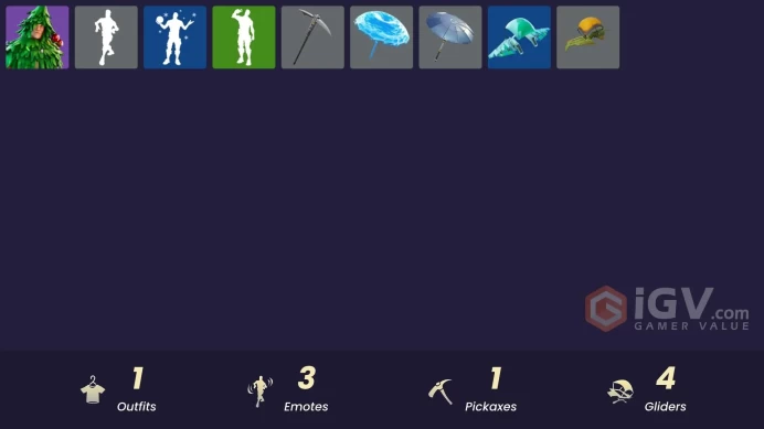 [PSN/XBOX/PC] 1 skins | Lt. Evergreen | The Sith | Re-gifter | 2020 Kickflip | Clawz Retro | Snowshaker | Respect The Peace | Treefall