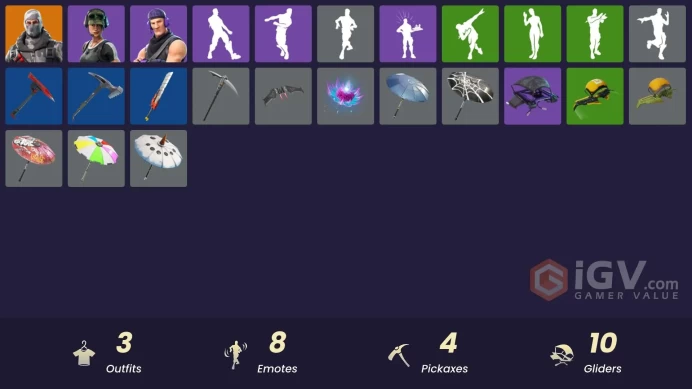 [PSN/XBOX/PC] 3 skins | Trailblazer | Havoc | Sub Commander | Backup Plan | Gwenpool's Katanas | Adira's Battle Flag | True North | Uplink