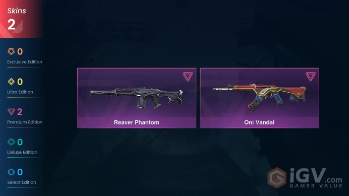 TR/EU Full Access | 2 Skins Oni Vandal + Reaver Phantom | Level 10