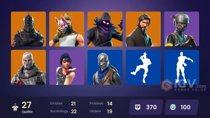 PC,PSN,XBOX 27 SKINS FA - BLACK KNIGHT - ELITE AGENT,RAVAGE,RAPTOR,SHADOW OPS,RUST LORD - FLOSS - TAKE THE L - MAKO RK1388