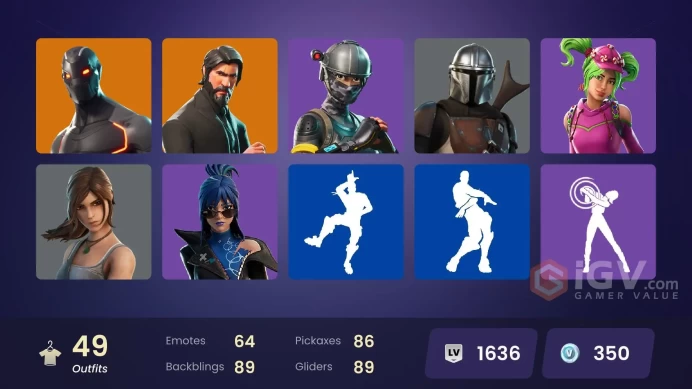 PC,PSN,XBOX 48 SKINS FA - REAPER - OMEGA,STORM,LARA CROFT,DOOM,GROOT - TAKE THE L - MAKO RK1408