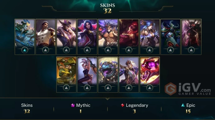 [EUW-S15/S3] - Platinum IV / 33 Skins / Changeable Mail | Instant Delivery | Lifetime Warranty | 100% Handmade & Secure | 24/7 Support