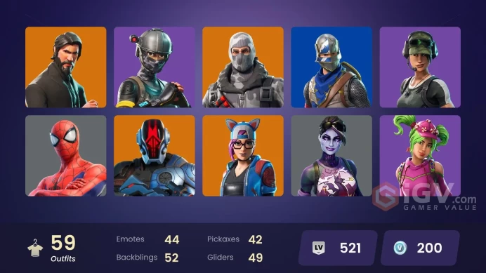 PC,PSN,XBOX 59 SKINS FA - STW - BLUE SQUIRE - REAPER - SLEUTH,BATTLEHOUND,DARK BOMBER,CHROMIUM RK1345
