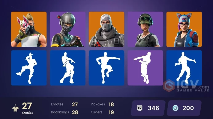 #16 [PC/XBOX/PSN/SWITCH] 27 skins | Elite Agent | Havoc | Sub Commander | Trailblazer | STAGE 5 | STAGE 5 | STAGE 5 - No shoulder pad | 