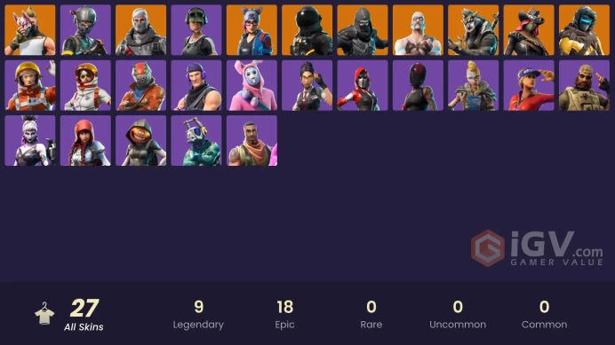#16 [PC/XBOX/PSN/SWITCH] 27 skins | Elite Agent | Havoc | Sub Commander | Trailblazer | STAGE 5 | STAGE 5 | STAGE 5 - No shoulder pad | 