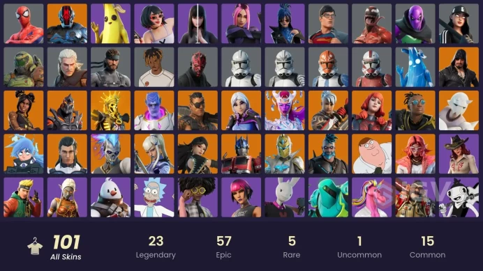 #17 [PC/XBOX/PSN/SWITCH]101 skins | Challenger | Magmatic Mizuki (Cover-up Off) | ON | Sideways Warrior | On | off | Battle-Tested | 2050 VB