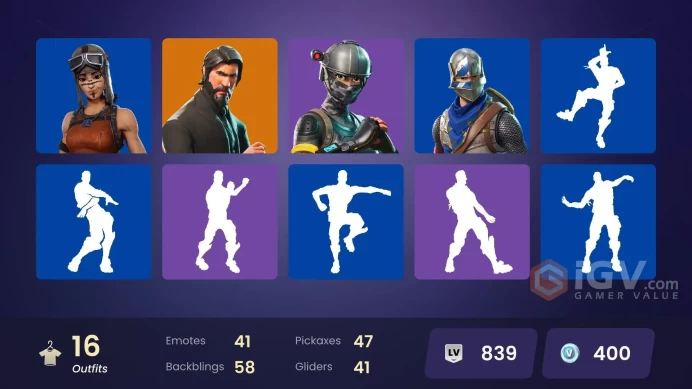 PC,PSN,XBOX 16 SKINS FA - BLUE SQUIRE - REAPER - VANGUARD ZADIE - RENEGADE RAIDER - TAKE THE L - MAKO RK1371