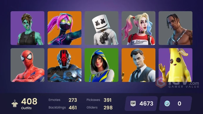 [NIN/PC] 408 SKINS | OG STW | TRAVIS SCOTT | GOLD MIDAS | GOLD TNTINA | GOLD BRUTUS | GOLD MEOWSCLES | TART TYCOON | RECON CHAMPION