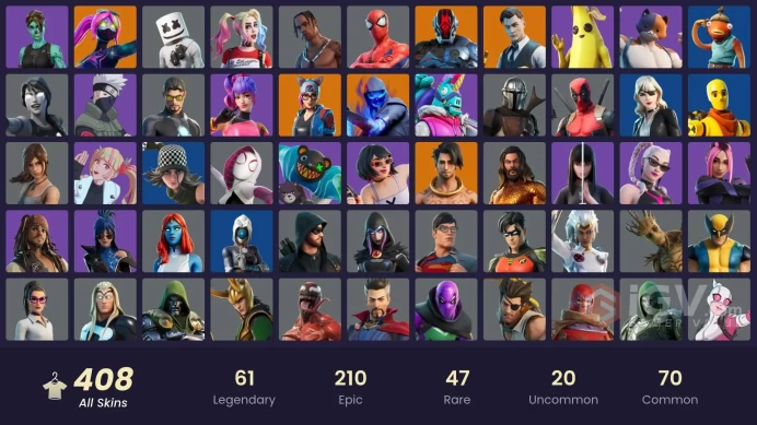 [NIN/PC] 408 SKINS | OG STW | TRAVIS SCOTT | GOLD MIDAS | GOLD TNTINA | GOLD BRUTUS | GOLD MEOWSCLES | TART TYCOON | RECON CHAMPION