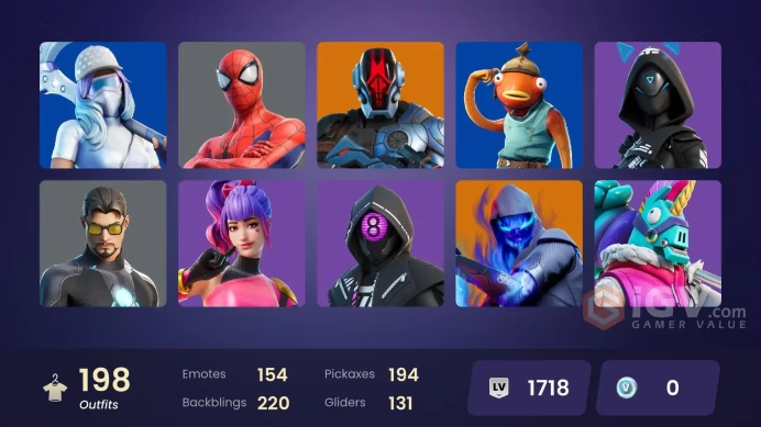 #22 [PC/XBOX/PSN/SWITCH] 198 skins | Snake Eyes | Rainbow Racer | Burning Ambition Valeria | MASKED FADE | Challenger | Lowlight | 