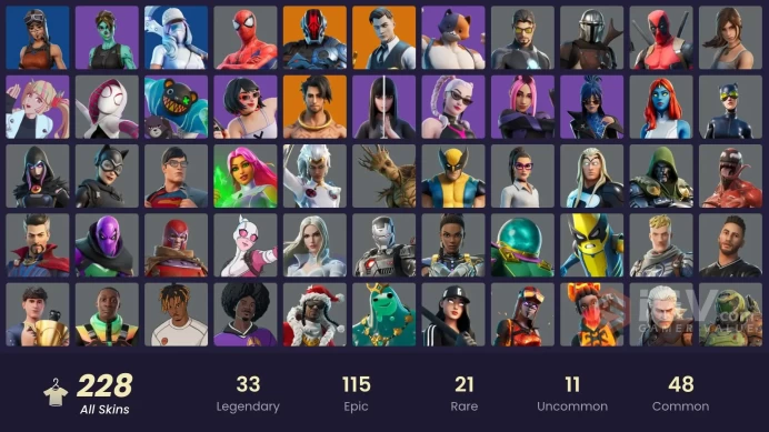 #24 [PC/XBOX/PSN/SWITCH] 228 skins | Renegade Raider | Explorer Emilie | Heron Stance Hero | Championship Aura | Victor Elite | 