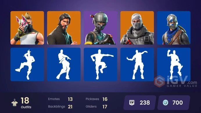 PC,PSN,XBOX 18 SKINS FA - BLUE SQUIRE - REAPER - HAVOC - BURNOUT,CARBIDE - TAKE THE L RK1481