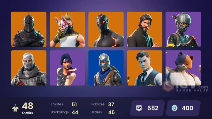PC,PSN,XBOX 48 SKINS FA - BLACK KNIGHT - REAPER - OMEGA,RUST LORD,STEELSIGHT,CARBIDE - TAKE THE L - FLOSS RK1484